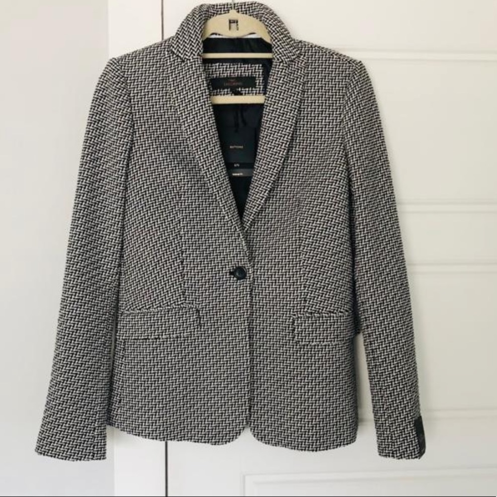 Black and white Tailored Blazer - Picture 6 of 11